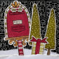 CCO 979 Card Cut Out 979 Polka Dot Green Tree