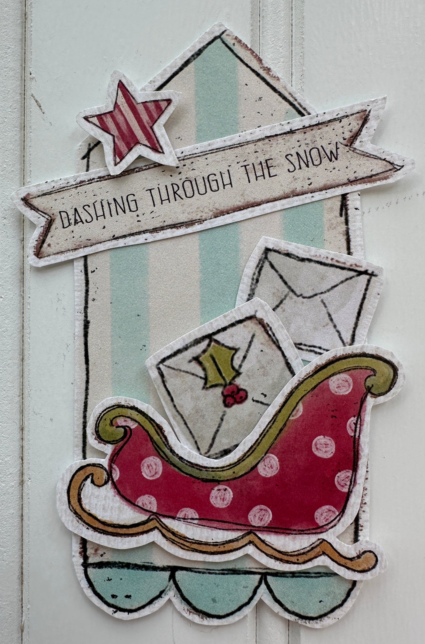 CCO 995 Card Cut Out 995 Santa's Sleigh