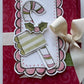 CCO 993 Card Cut Out 993 Cream & Pink Candy Canes (Copy)