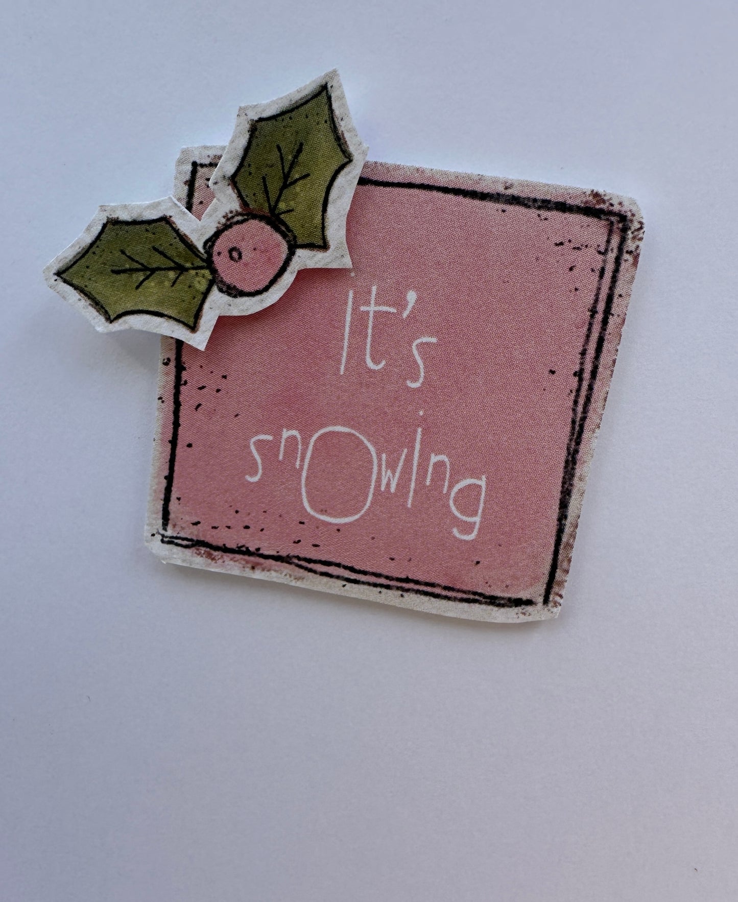Let It Snow Handmade Card Idea