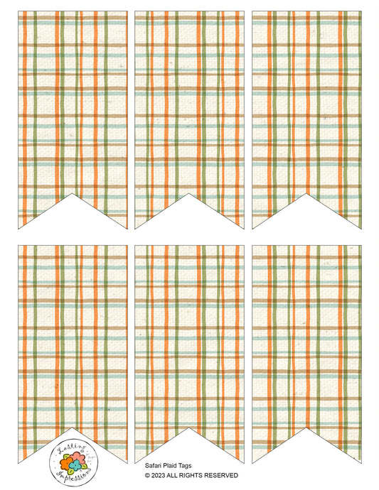 Pennant - Safari Plaid
