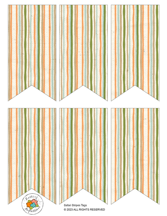 Pennant - Safari Stripes