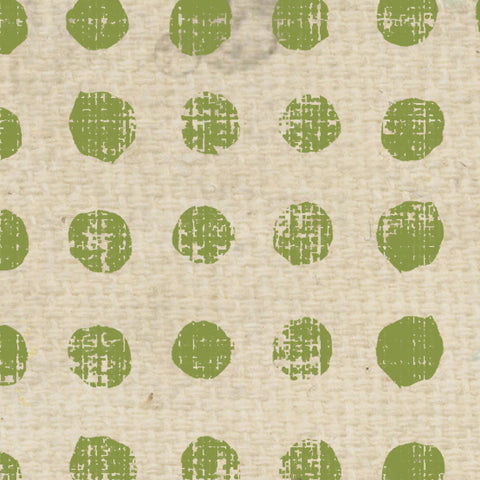 ******* Inch Worm Tea Stained Stacked Dots Cardstock