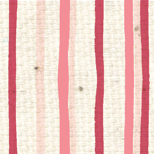 Red Wagon Pink Geranium Stripes