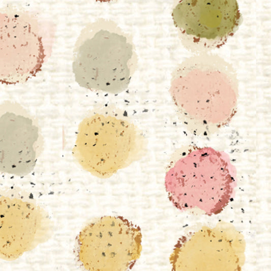 Rustic Paint Polka Dots - Med