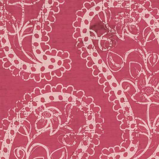 Pink Cosmos Paisley Cardstock