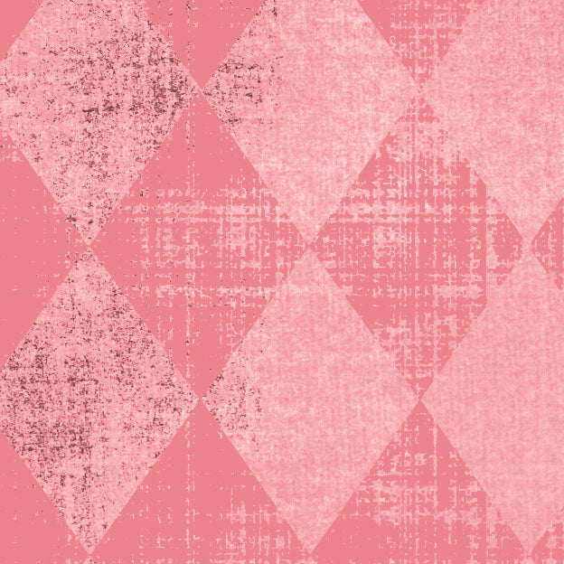 Pink Geranium Distressed Diamonds Cardstock