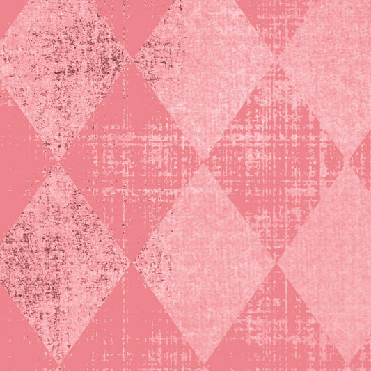 Pink Geranium Distressed Diamonds Cardstock