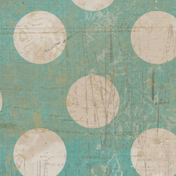 Sea Foam Grungy Jumbo Dots Cardstock