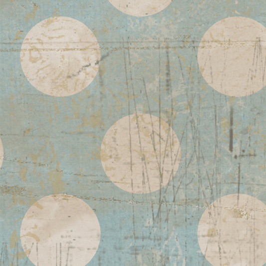 Blue Sky Grungy Jumbo Dots Cardstock