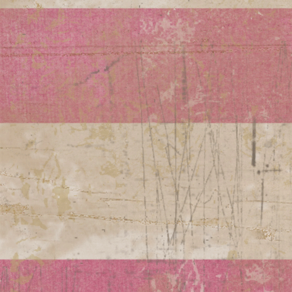 Pink Cosmos Grungy Jumbo Stripes Cardstock