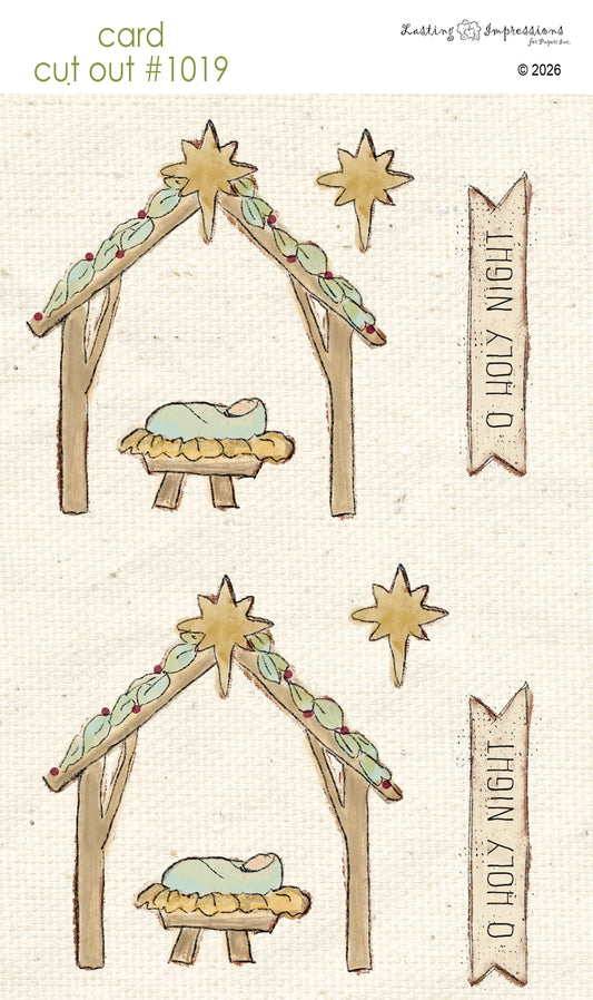 CCO 1019 Card Cut Out 1019 Nativity Scene
