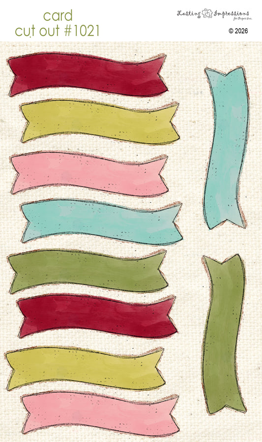 CCO 1021 Card Cut Out 1021 Blank Banners