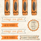 CCO 668 Card Cut Out #668 Orange Poppy Crayon