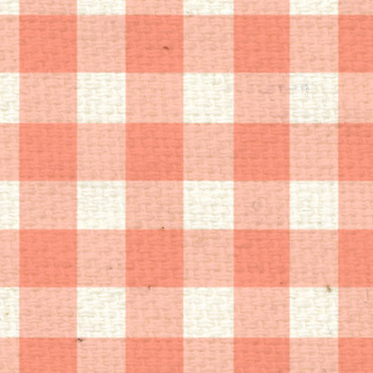PNCG8  Peaches 'n Cream Gingham Paper  8 1/2 x 11