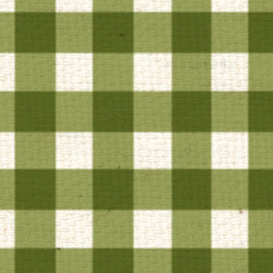 IWGG8  Inch Worm Green Gingham 8 1/2 x 11