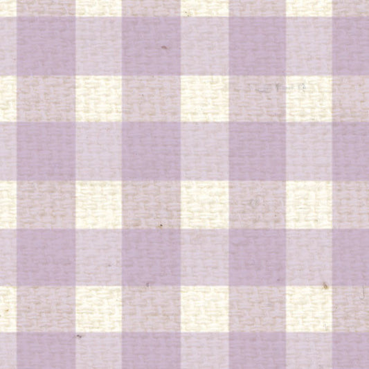 VLG8 - Vintage Lilac Gingham Paper  8 1/2 x 11