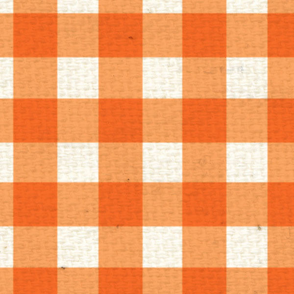 OPG8  Orange Poppy Gingham 8 1/2 x 11