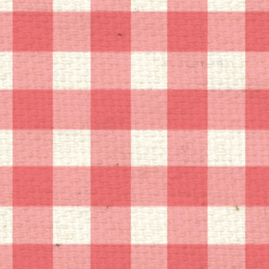PGG8  Pink Geranium Gingham Paper  8 1/2 x 11