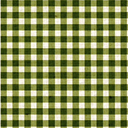 IWGMG8  Inch Worm Green Mini Gingham 8 1/2 x 11