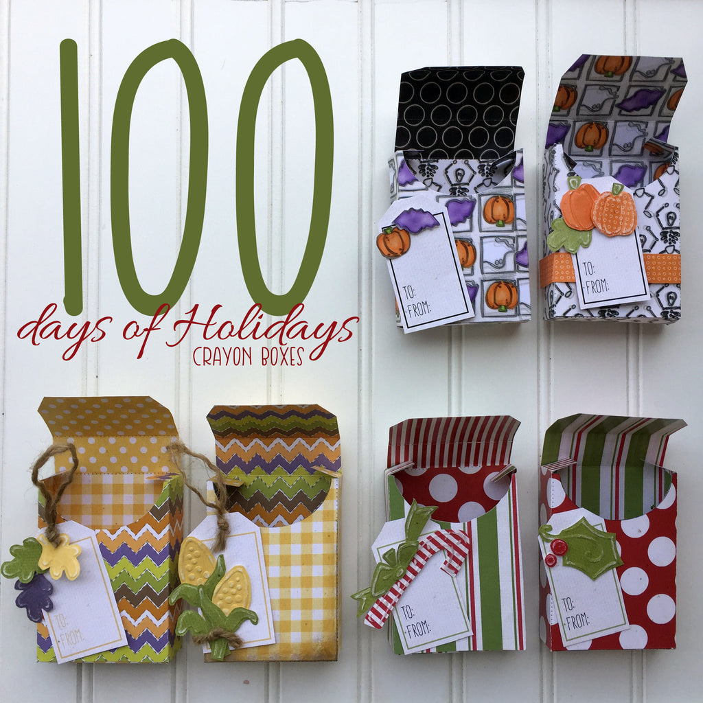 100 Days of Holidays Crayon Boxes Kit - Set of 6