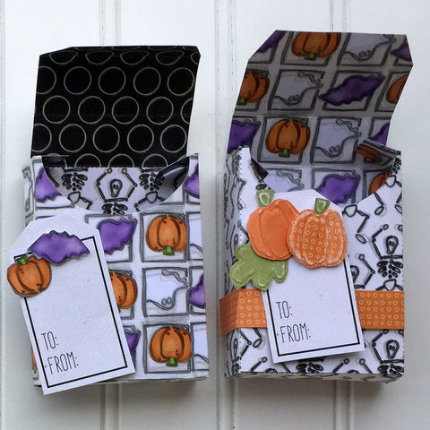 Halloween Crayon Boxes - set of 2