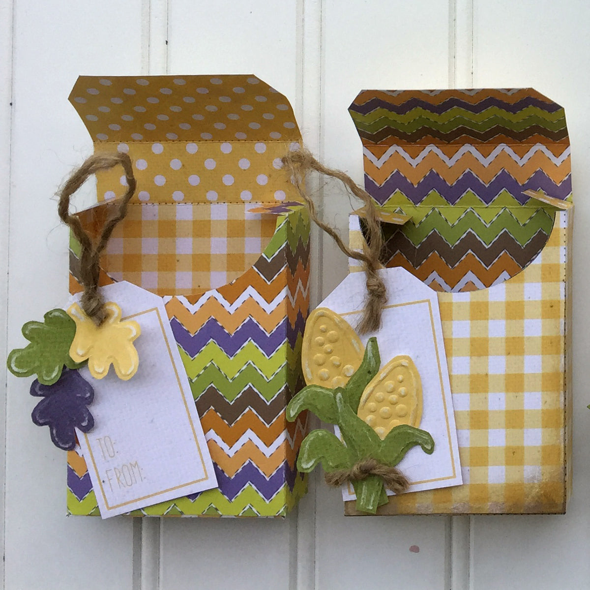 Fall Crayon Box Fall Harvest Crayon Boxes - set of 2 – Lasting Impressions for Paper