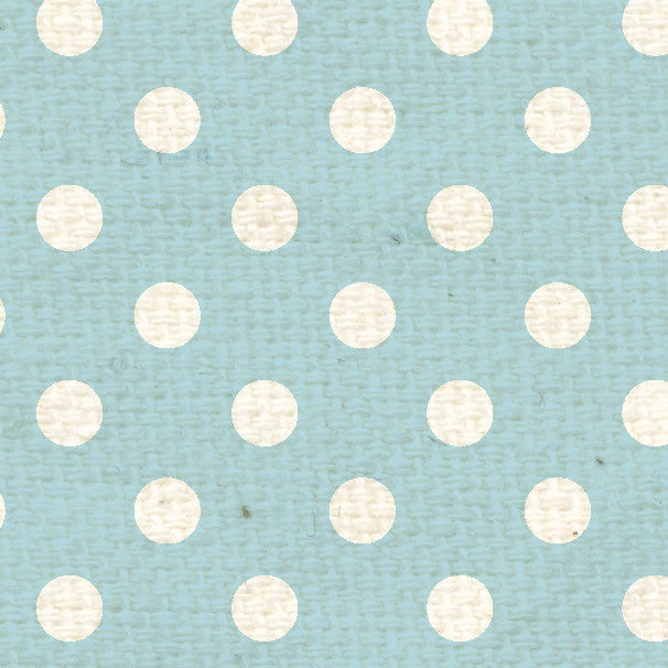 FBPD8  French Blue Polka Dots Paper  8 1/2 x 11