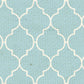 BQF8  French Blue Quatrefoil Paper  8 1/2 x 11