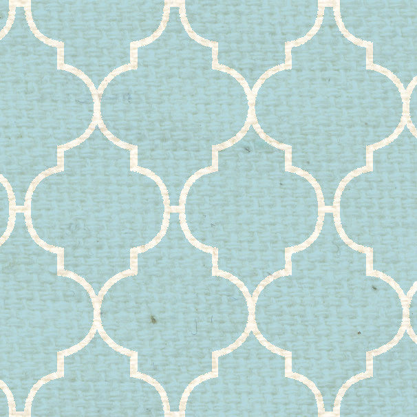 BQF8  French Blue Quatrefoil Paper  8 1/2 x 11