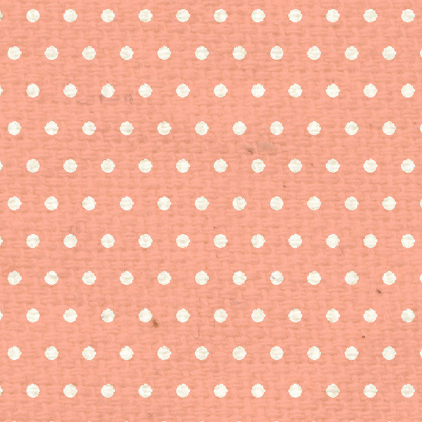 PNCMD8  Peaches 'n Cream Mini Dots Paper  8 1/2 x 11