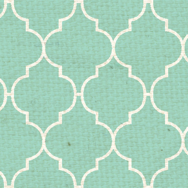 SFQF8  Sea Foam Quatrefoil Paper  8 1/2 x 11