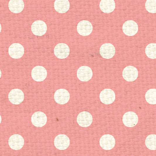 PGPD8  Pink Geranium Polka Dots Paper  8 1/2 x 11