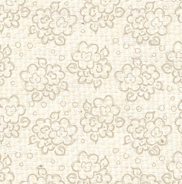 BABDF8  Baby's Breath Doodle Flowers Paper  8 1/2 x 11