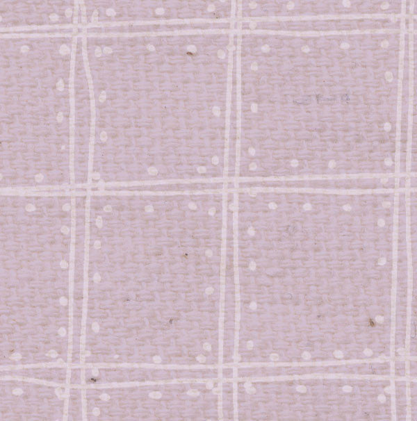 VLDP8  Vintage Lilac Doodle Plaid Paper  8 1/2