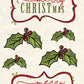 CCO04 - Card Cut Out #4 - Merry Christmas with Holly