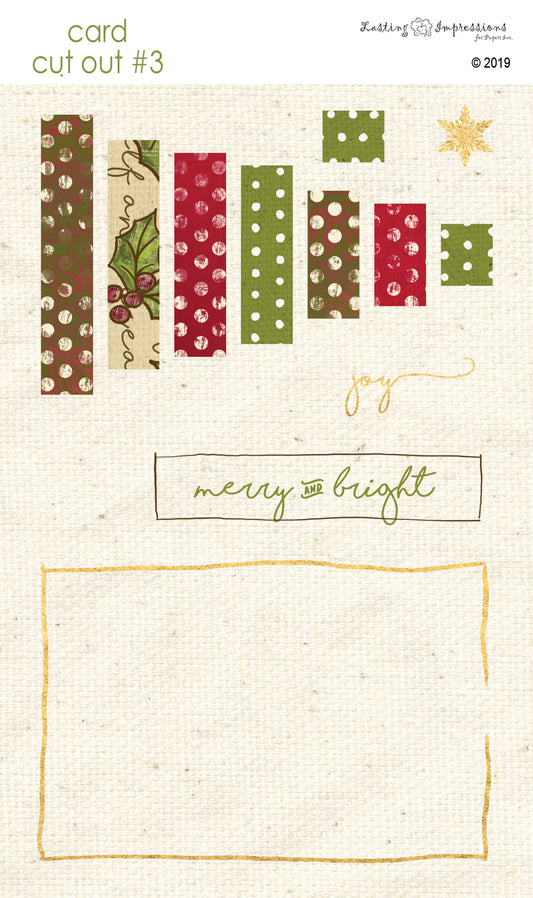 CCO03 - Card Cut Out #3 - Merry & Bright Tree