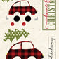 CCO08 - Card Cut Out #8 - Christmas Tree Shopping on Natural Canvas