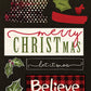 CCO11 - Card Cut Out #11 - Snowman Hat on Black Canvas