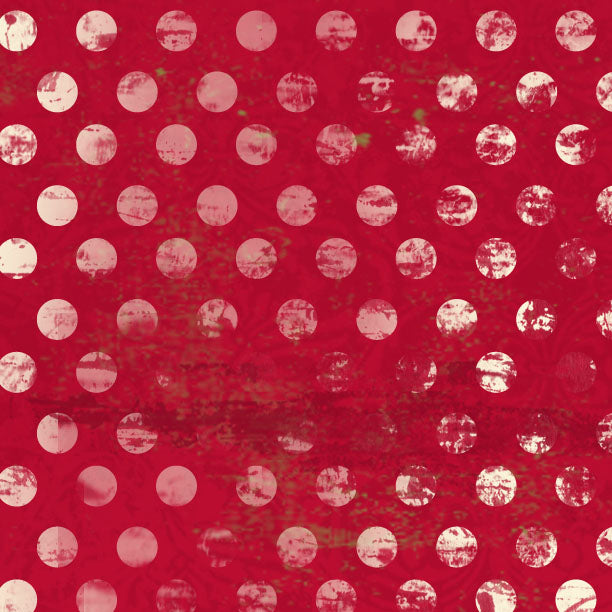 **HDRWGD - Holly Days Red Wagon Grunge Dots