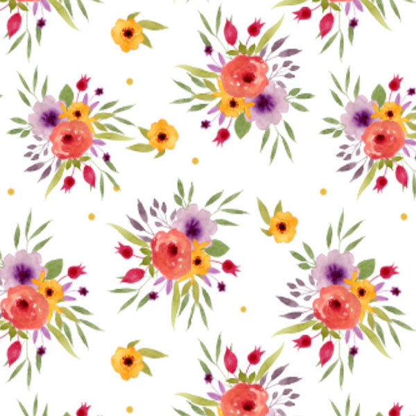 WHMWF8 - Mini Wild Flowers Paper  8 1/2 x 11