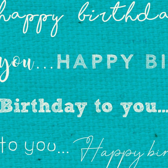 HBBLB - Happy Birthday Bluebird Paper  8 1/2 x 11