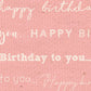 HBPG - Happy Birthday Pink Geranium Paper  8 1/2 x 11