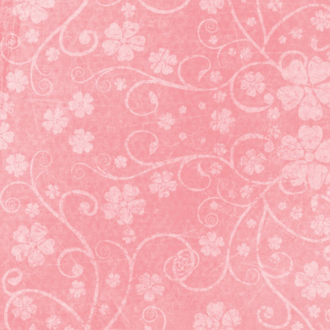 *******SP20PGSB - Pink Geranium Spring Blooms  8 1/2 x 11