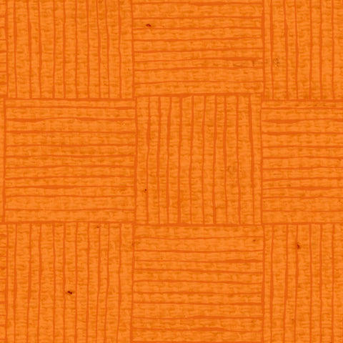 ********** Orange Poppy Basket Weave