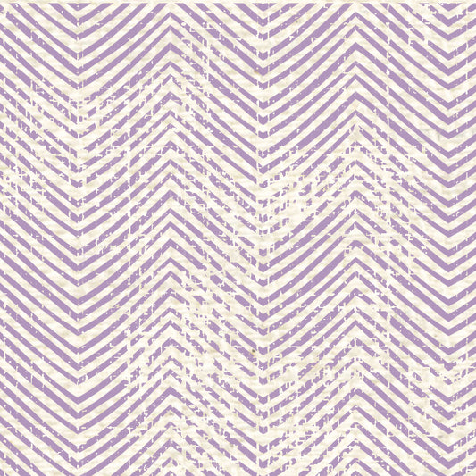 Vintage Lilac Distressed Chevron