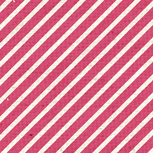 Pink Cosmos Diagonal Stripes