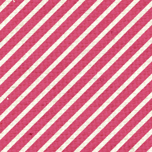 ******* Pink Cosmos Diagonal Stripes