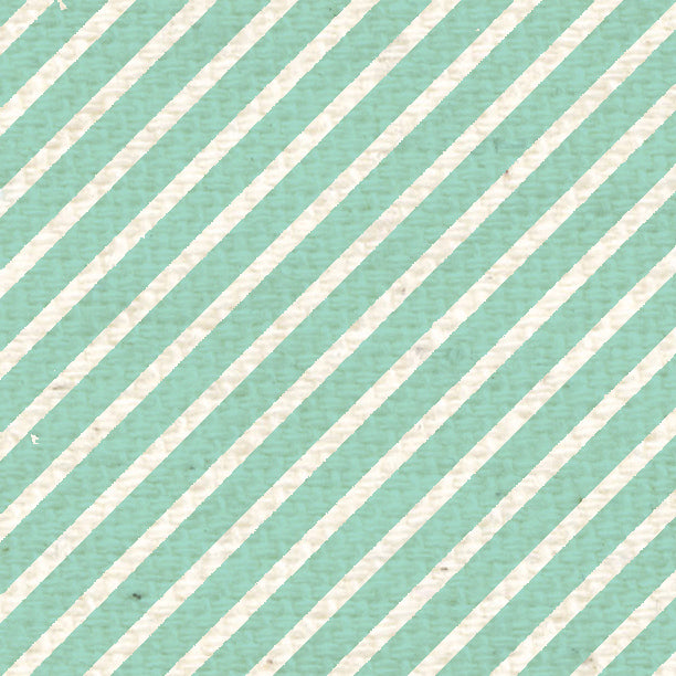 ********** Sea Foam Diagonal Stripes