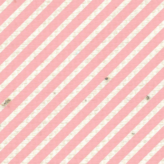 Pink Geranium Diagonal Stripes